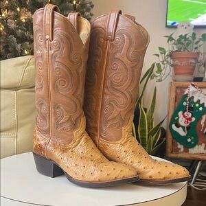 Women’s Brown Leather Cowboy Boots
